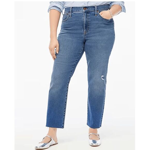 J. crew Factory Essential straight jean in all-day stretch NWOT - Picture 1 of 8